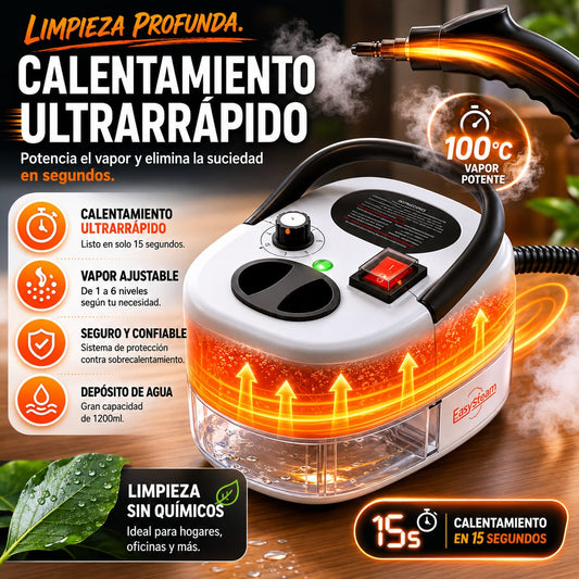 Limpiador A Vapor Presion 2500w Portatil